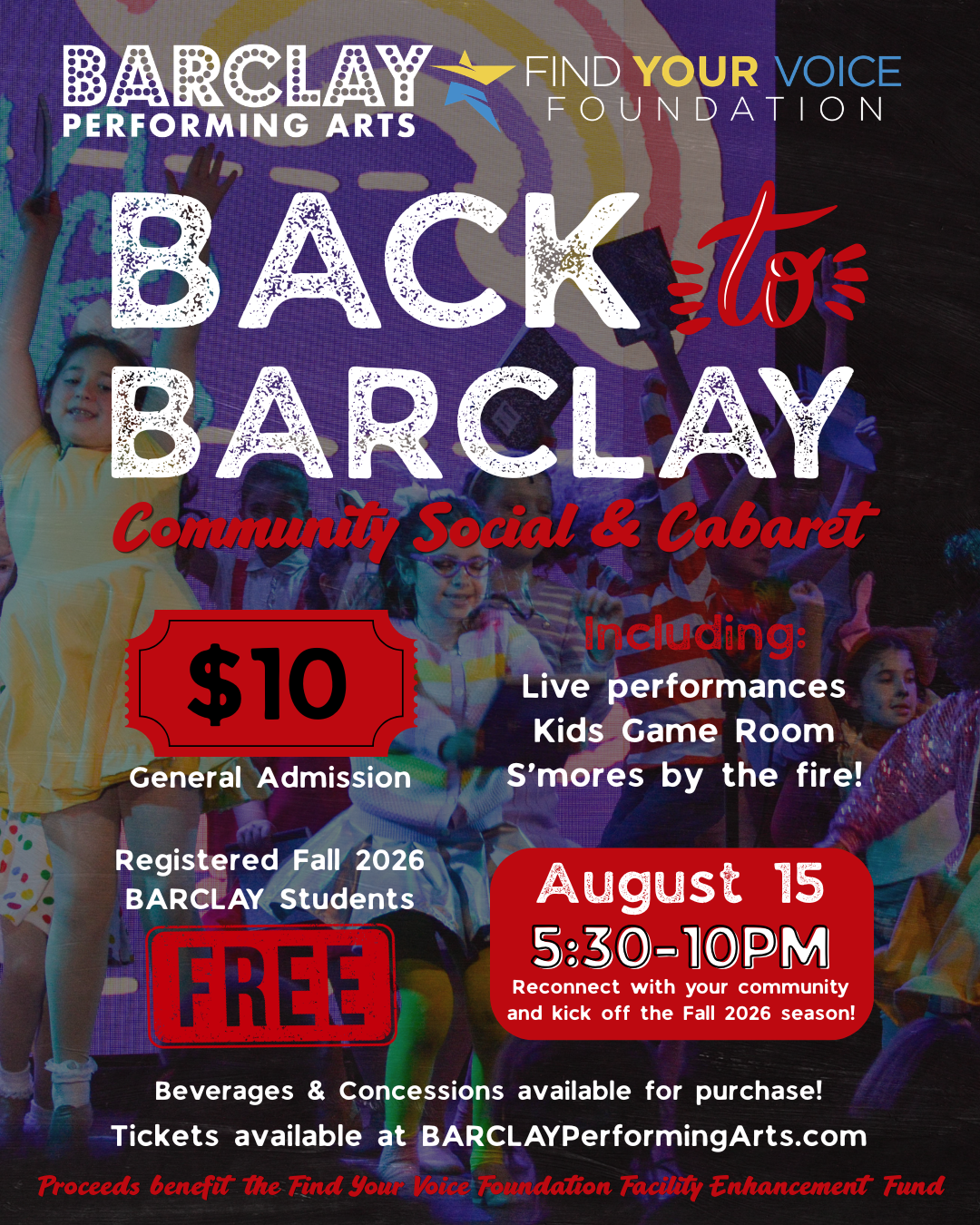 Back to Barclay 2026 event graphic